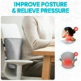 thumbnail image 6 of FORTEM Lumbar Support Cushion, Back Support For Office Chair and Car Seat, Back Rest for Gaming Chair, Memory Foam Pillow, Desk Chair Cushion, Breathable & Washable Cover, Adjustable Straps, 6 of 9