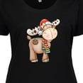 thumbnail image 4 of Inktastic Christmas Molly Moose Women's Plus Size T-Shirt, 4 of 5