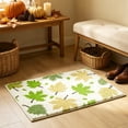 thumbnail image 6 of Tyidzon Fall Bathroom Rug, Soft Absorbent Maple Leaf Bath Mat, Thanksgiving Floor Mat with Non-Slip Rubber Backing 23.6 x 15.8 in, 6 of 6