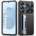thumbnail image 1 of Funda de teléfono BXYJY para Samsung Galaxy S25 Wallet RFID negra, 1 of 7