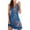 Blue, variant on sovlvnd Casual Sundresses for Women 2024 Loose Summer Floral Printed Tank Dress Hollow Out Beach Sundress Sleeveless Dresses Womens Dresses