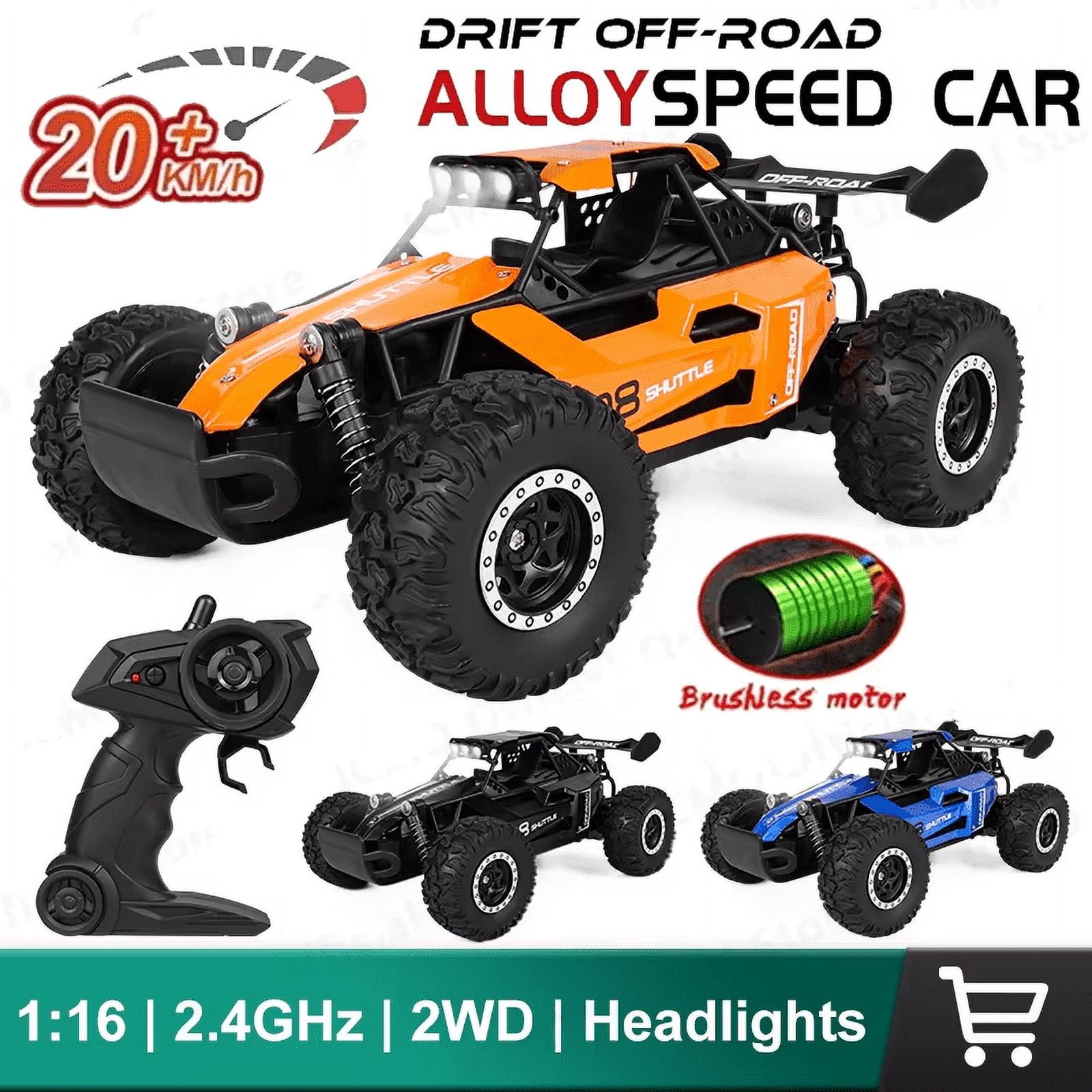 DK087 1:16 2WD Brushless High-Speed Off-Road Remote Control Drift