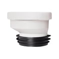 thumbnail image 1 of GUOOL Bride de Toilette Décalée pour Rinçage Installation Facile Raccord de Boyau Décalé Rallonge PVC Toilette Enlever 2 cm, 1 of 7
