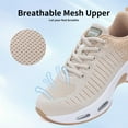 thumbnail image 5 of AHUSIR Womens Non Slip Work Shoes Walking Tennis Shoes Comfortable Breathable Sneakers Gym Travel Work Athletic Sport US5.5-11, 5 of 8