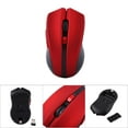 thumbnail image 4 of Souris de Jeu Optique Mécanique pour Jeux Informatiques 6 Touches 2,4 GHz Portable, DPI Réglable Noir, Rouge, 4 of 7