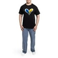 thumbnail image 5 of CafePress - Love Ukraine Heart Pajamas - Men's Dark Loose Fit Cotton Pajama Set, 5 of 7