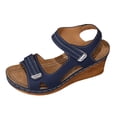 thumbnail image 1 of DAFEI Sandales Femmes Habillées à Plateforme Compensée Sandales Légères d'Été à Bride Sandales Décontractées de Vacances Augmenter la Hauteur Chaussures Rétro de Villégiature, 1 of 8