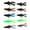 Multicolor, variant on SIEYIO 10Pcs Soft Wacky Worms Baits Plastic Fishing Lures Worms Fishing Lures Drop Short Worms Artificial Baits Swimbaits