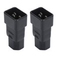 thumbnail image 1 of Adaptador de enchufe de Alimentación C20 A C21, IEC320 C20 A IEC320 C21 Adaptador de Potencia Diseño Diseño de Cober CoppUera 16A-20a Profesional para lámpara de Escritorio, 1 of 7
