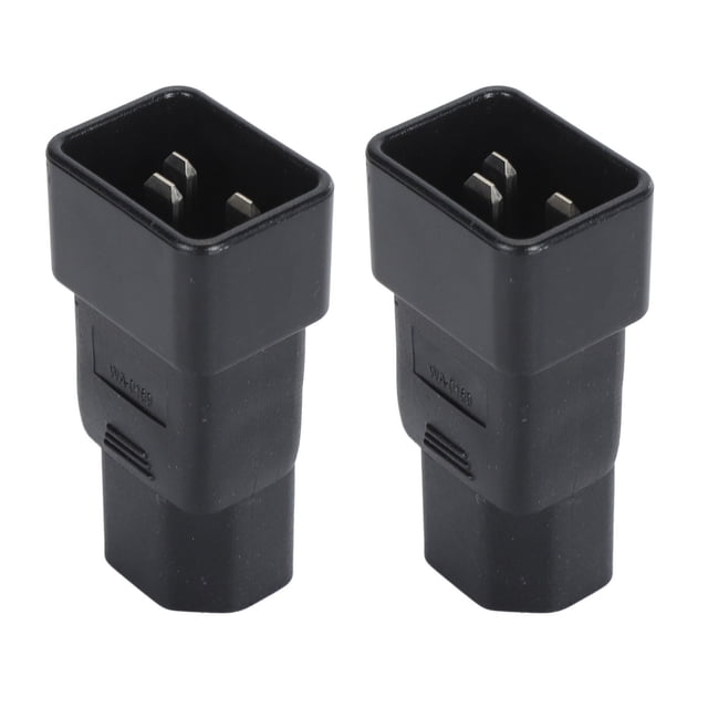 Adaptador de enchufe de Alimentación C20 A C21, IEC320 C20 A IEC320 C21 Adaptador de Potencia Diseño Diseño de Cober CoppUera 16A-20a Profesional para lámpara de Escritorio