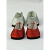 "2 pack of Slip On Glitter Shoes: Silver Glitter and Red Glitter| Fits 14"" Wellie Wisher Dolls | 14?? Inch Doll Accessories"