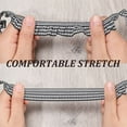 thumbnail image 3 of Triani 5Yards Ruffle Pleated Lace Trim 1.57 Inch Gingham Ruffle Pleated Lace Trim Gathered Lace Ribbon Edge Trimming for Home Dress Decor(Green), 3 of 7