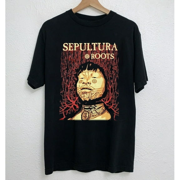 Rare Vintage Metal Roots Shirt, 90s Rock Band-Inspired Graphic Tee