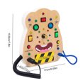 thumbnail image 3 of Interruptor De Luz Led Tablero ocupado de dibujos animados de diseño creativo de interruptor de luz LED para niño niño (sonriente), 3 of 6