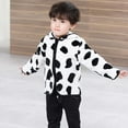 thumbnail image 2 of Vedolay Fall Coats for Kids Hooded Kids Warm Windproof Toddler Coat Black,80, 2 of 4