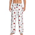 thumbnail image 2 of Lsque Ladybug With Dandelion Print Men's Pajama Pants, Lounge Pant - Comfortable Home Wear,Elastic Waistband, Stylish Design-X-Large, 2 of 9