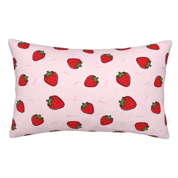 Vsdgher Strawberry Print Pillow Cases -Iconic Collection Pillowcases -Extra Soft, Not easy to deform,not pilling Export quality