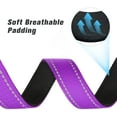 thumbnail image 6 of GPEESTRAC Reflective Polyester Adjustable Dog Collar, Purple, Medium , Soft Breathable Dog Collar for Medium Dogs with Buckle, 6 of 8