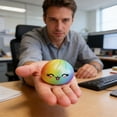 thumbnail image 4 of CaiYueKe Rainbow Steamed Bun Decoration Bun Toy Stress Relief Sensory Ball for Adults Anxiety Relief Fidget Toy Soft Decompression Dough Squeezable Kawaii Gift Party Favor Sensory Play Therapy Toy, 4 of 7