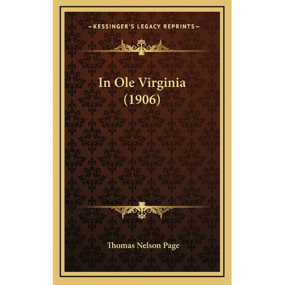 In Ole Virginia (1906) (Hardcover)