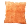 thumbnail image 2 of Kumdkd Super Soft Velvet Pillow Cover, 17.72x17.72 Inch Double-Sided Decorative Throw Pillow Case, Plush Orange Cushion Cover for Sofa Couch Bed Living Room, 2 of 6