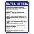 thumbnail image 1 of Nevada Water Slide Rules Sign, Complies With State Of Nevada Pool Safety Code, 18x24 Corrugated Plastic, 1 of 7