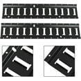 thumbnail image 6 of LABLT 2 PCS Powder Coated Black E Track Tie Down Rail Kit 2 Foot Heavy Loads Up to 2000 lbs for Garages Vans Trailers Motorcycle Tie Downs ATV Mountings, 6 of 7