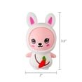 thumbnail image 5 of Dress-Up Cutie Bunny, White, 3.5", Easter by Way To Celebrate, 5 of 8