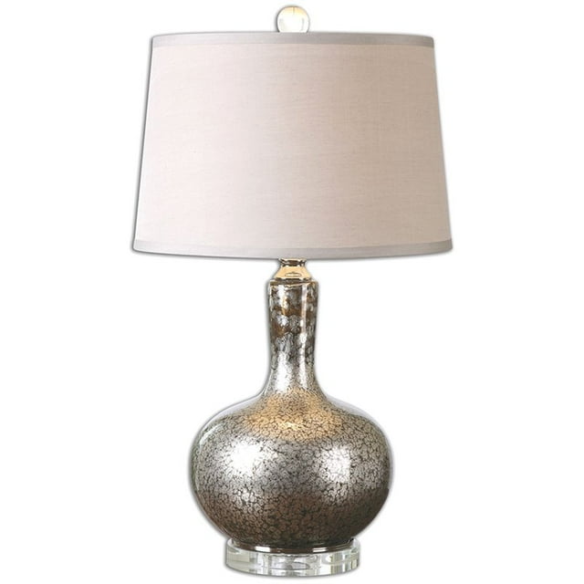 Uttermost Aemilius Lampe de Table en Verre Gris
