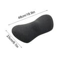 thumbnail image 3 of Lksixu Lumbar Support Pillow, Memory Foam Lower Back Cushion, Soft Ergonomic Chair Cushion for Improve Sitting Posture & Back Pain Relief, Breathable Back Support Pillow for Office Chair and Car Seat, 3 of 5