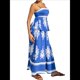 thumbnail image 1 of Vestidos de Verano para Mujer 2025, Vestido Veraniego Floral con Tirantes Finos, Vestido Bohemio para Vacaciones en la Playa Azul XL, 1 of 10