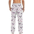 thumbnail image 3 of joogoo Men's Pajama Pants Skull Bats Hearts Soft Long Sleep Lounge Pjs Bottoms XL, 3 of 7