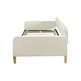 thumbnail image 5 of Harper & Bright Designs Modern Linen Upholstered Tufted Twin Size Daybed with Button Tufted White, 5 of 10