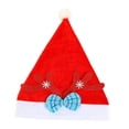 thumbnail image 1 of Sombrero de Navidad Baoblaze Suave rojo Papá Noel decoración Accesorios de vestir disfraces Foto Prop Estilo C, 1 of 8