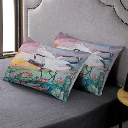 Frffashion Japanese Style Duvet Cover, Easy To Change Duvet Cover