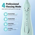 thumbnail image 2 of Hilo dental de agua Aetiovek Leominor, 300 ml, portátil, verde, 2 of 7