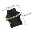 thumbnail image 2 of unbranded 1Jgo Ropa Para Mascotas Traje De Bombero Negro Para Perro Y Cómodo Y Resistente, 2 of 8