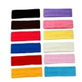 thumbnail image 3 of Tersarium 12pcs Hair Bands Colorful Headband Sports Sweat Absorb Headwear Yoga Running Headwrap Hair Accessory for Women Girls (Mixed Color), 3 of 10