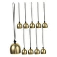thumbnail image 5 of HOMEMAXS Masteelf 10pcs Brass Wind Bell Pendant Dog Necklace Ornament Copper Bell Antique Bells for DIY Craft Garden, 5 of 8