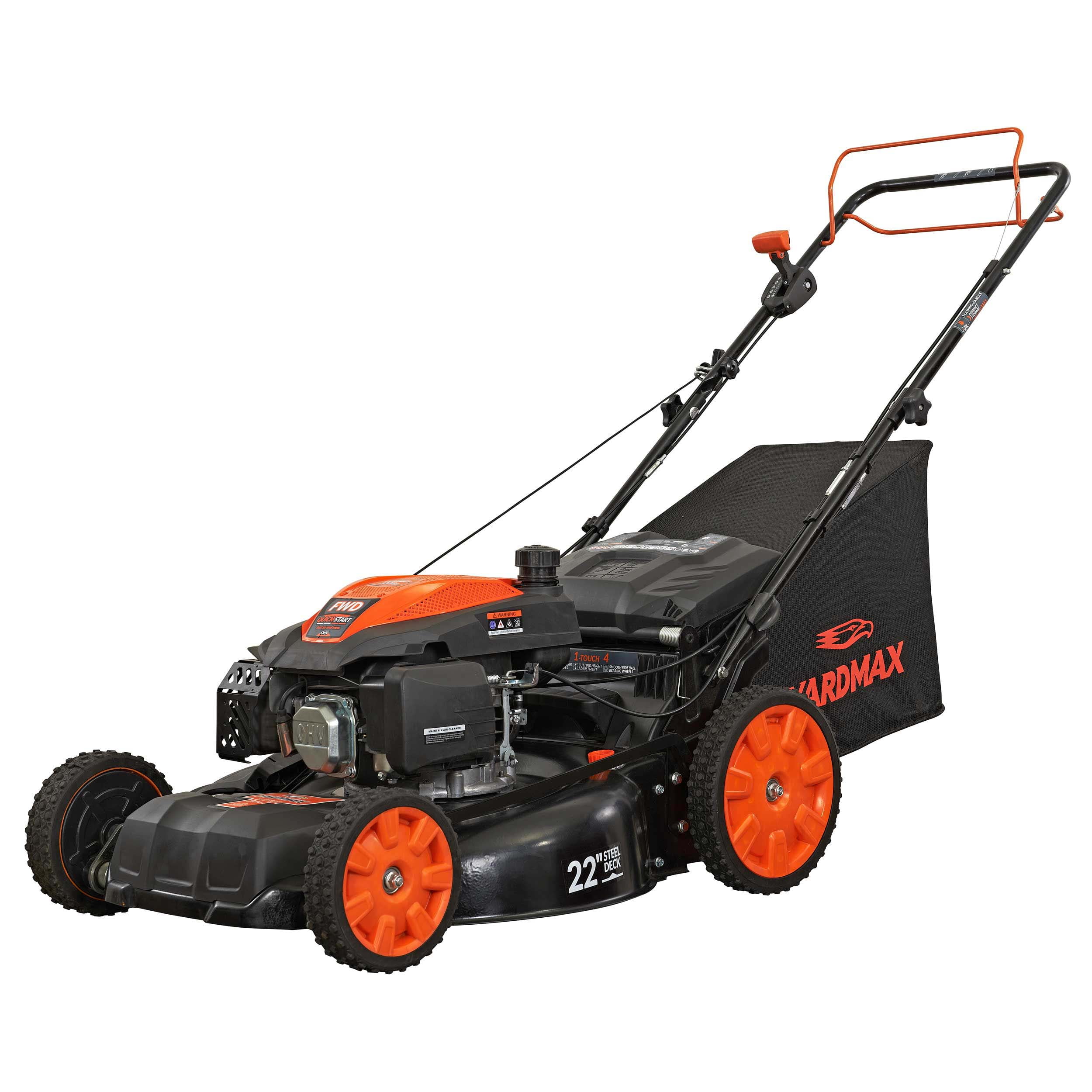 22 in. 201cc SELECT PACE 6 Speed CVT High Wheel FWD 3-in-1 Gas Walk Behind Self Propelled Lawn Mower - 1