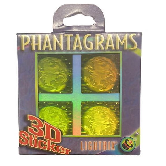 Phantagram 3D Stickers Globe 3 Pack
