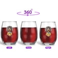 thumbnail image 2 of Autism Awareness Dachshund Accept Understand Love 15oz Stemless Wine Glass Mug Wiener Dog Lover Gifts Idea Wine Glasses Cup - 12003, 2 of 5