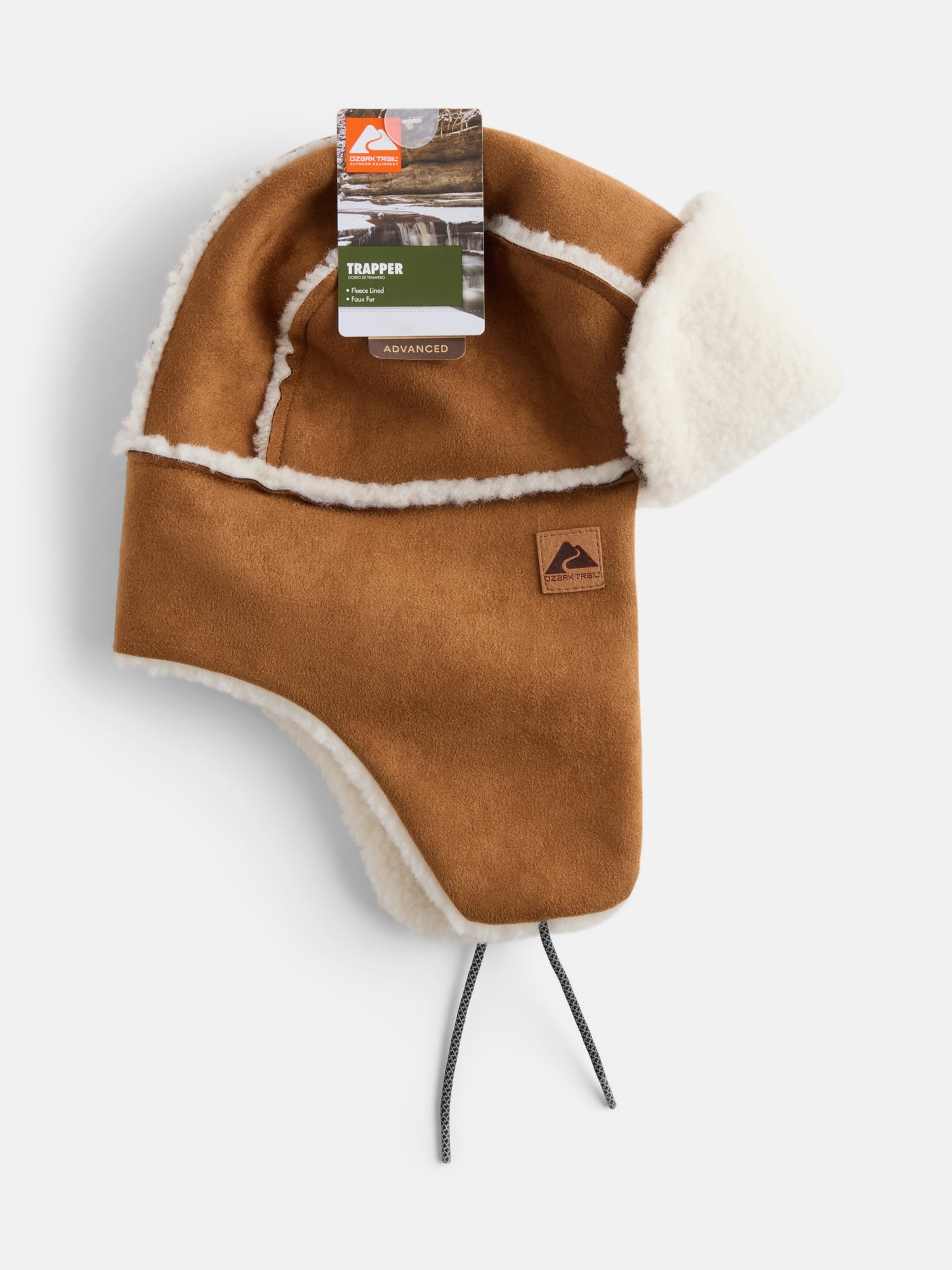 Ozark Trail Women's Faux Suede Trapper Hat, Camel