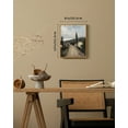 thumbnail image 5 of Drsoum Vintage Countryside Road Canvas Wall Art Farmhouse Retro Wall Prints Bathroom Office Decor - 8x10in Nature Framed, 5 of 6