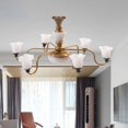 thumbnail image 2 of ZheElen Trendy Chic Miniature Chandelier Ceiling Lamp Model Layout Decor Accessories Golden White Light 8.2x4.5cm 1Set, 2 of 6