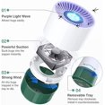 thumbnail image 4 of Lámpara electrónica antimosquitos (verde), dispositivo antimosquitos eléctrico silencioso ultravioleta, lámpara antimosquitos con fuente de alimentación USB, dispositivo antimosquitos portátil, adecua, 4 of 5