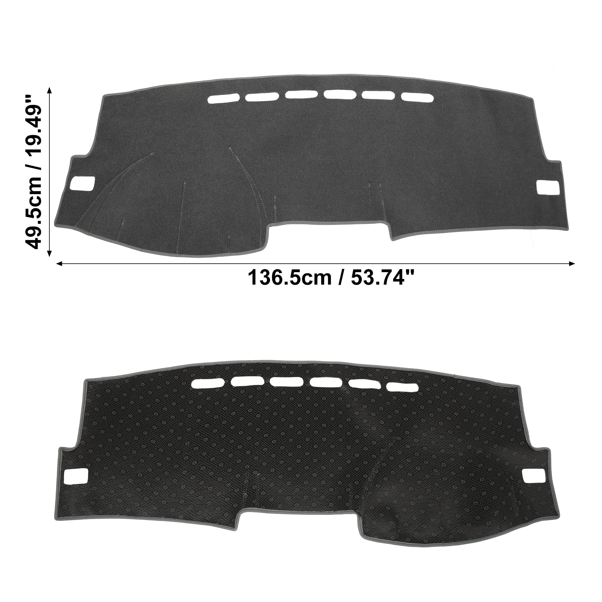 Unique Bargains Dashboard Cover Nonslip Dash Cover for Toyota Corolla 2009-2013 Gray