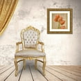 thumbnail image 3 of Greene, Taylor 15x15 Gold Ornate Wood Framed with Double Matting Museum Art Print Titled - ORANGE TULIP I ON GOLD, 3 of 4
