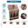 thumbnail image 6 of Red Plaid Christmas Table Runner 60 Inches Long Farmhouse Dress Scarves, Xmas Tree Vintage Winter Wooden Dining Tablerunner for Coffee Table/Kitchen Island/Party Décor, 13" x 60", 6 of 8