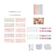 thumbnail image 5 of Kits de bricolaje para niños, juego de manualidades y manualidades, pequeño juguete de tarjeta adhesiva, lindo kit decorativo de tarjeta adhesiva Fiesta del té 267 piezas, 5 of 9